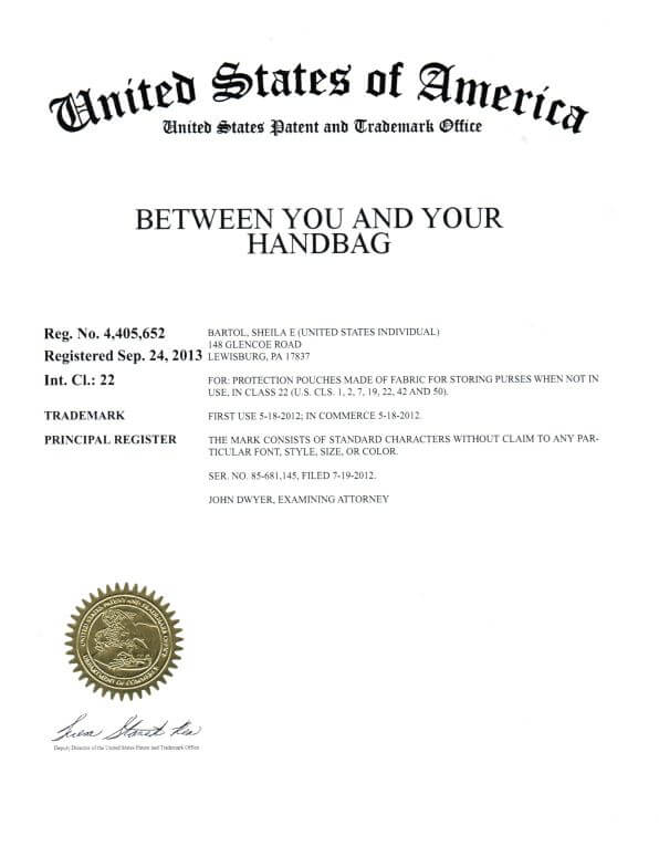  Trademark Application for pic Lewisburg, PA filed by Trademark Attorney Scranton Trademark Registration Certificate