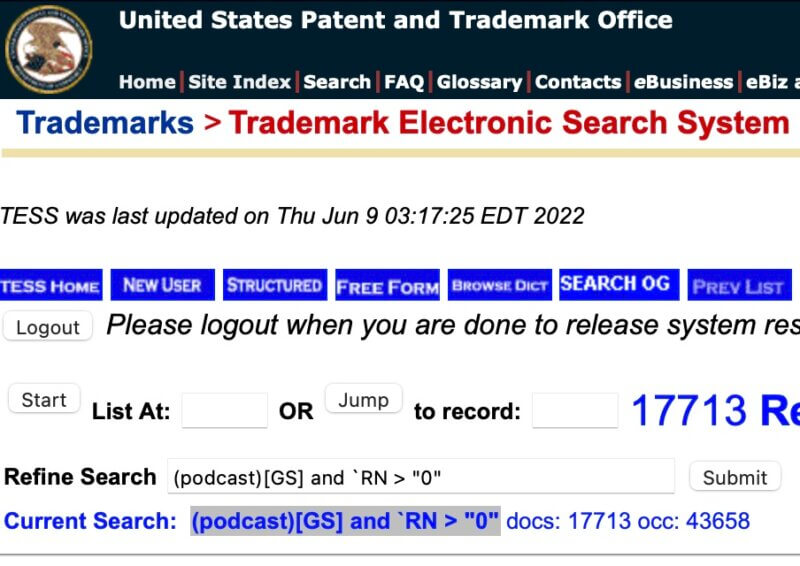 About Podcast Names and Trademark Law Trademark a Podcast!