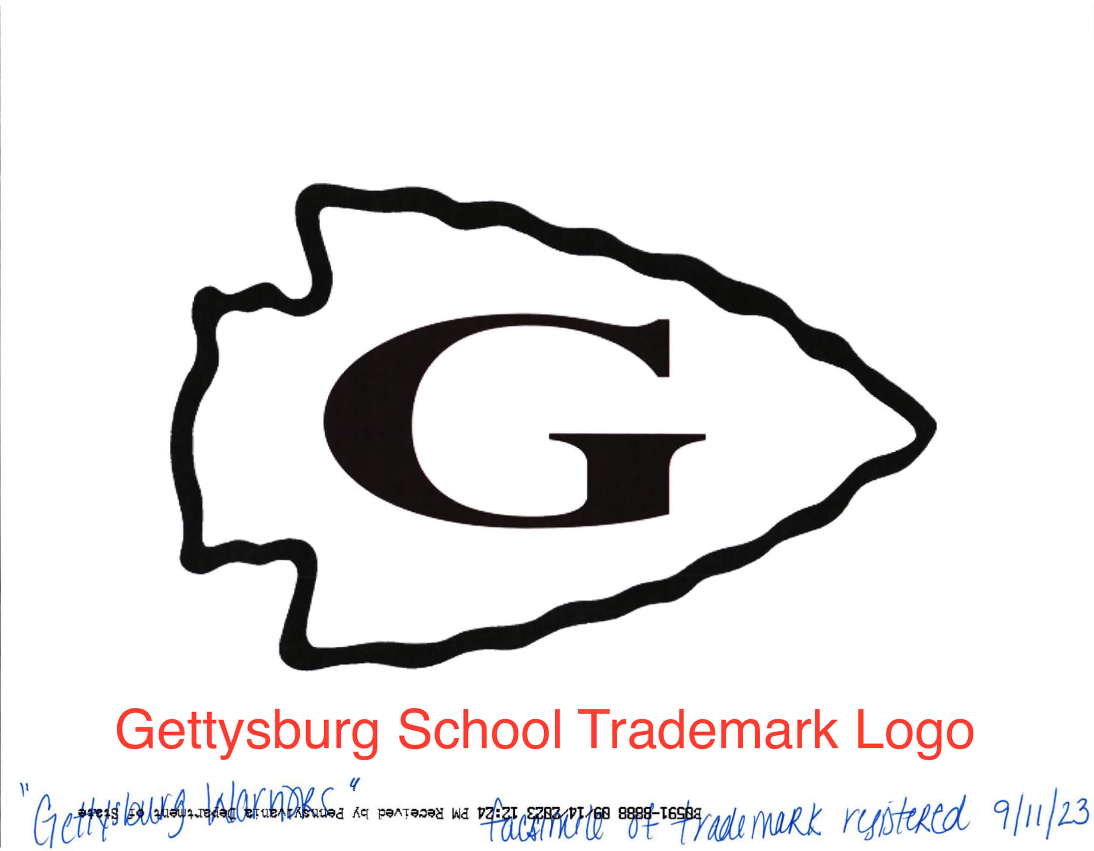 Gettysburg School District Trademark Logo GASD