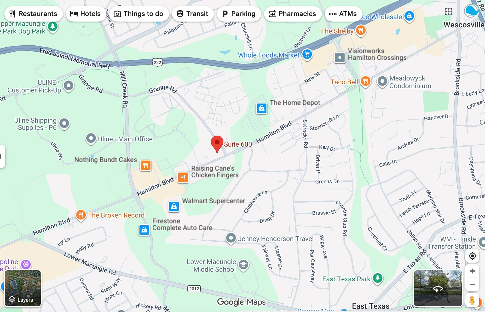 Trademark Attorney Allentown Map Location